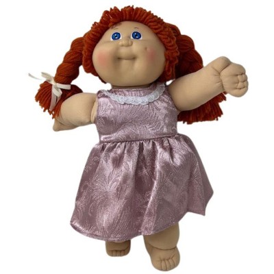 Doll Clothes Superstore Handmade Mauve Brocade Dress Fits 15-16 Inch Cabbage Patch Kid Dolls