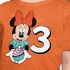Girls' - Disney - Minnie Birthday 3 Short Sleeve Graphic T-Shirt - 2 of 4