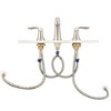 Whizmax Bathroom Faucet,8 Inch Bathroom Faucets for Sink 3 Hole, Widespread Bathroom Faucet with Pop up Drain and cUPC Lead-Free Hose - 4 of 4