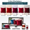 PAVILIA Set of 2 Throw Pillow Covers, Decorative Velvet Square Cushion Cases for Bed Sofa Couch Bedroom Living Room - 4 of 4