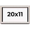 PosterPalooza | Minimalist Shadow Box Silver Picture Frame - UV Acrylic, Backing Board, Hanging Hardware - 2 of 4