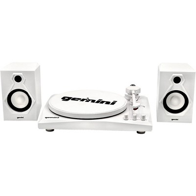 Gemini TT-900WW Vinyl Record Player With Bluetooth and Dual Stereo Speakers White