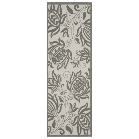 Grady 2' X 3'7 Indoor/outdoor Rug - Light Gray/teal - Safavieh : Target