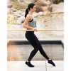 Boersma 6 Pairs Women’s Non-Slip Pilates Socks – Soft Thin Cotton Ankle Grip Socks, Breathable Crew Bootie Socks for Daily Wear or Workouts – Black - 2 of 4