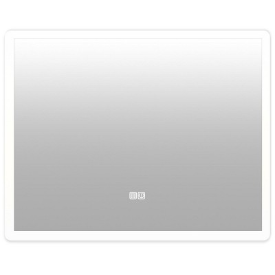 Golden State Art LED 32"x24", 36"x28", 40"x32" Lighted Wall Mounted Anti-Fog Function Rectangle Mirror
