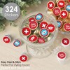 Big Dot of Happiness Nurse Graduation - Medical Nursing Graduation Party Small Round Candy Stickers - Party Favor Labels - 324 Count - 2 of 4