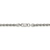 Black Bow Jewelry 4.5mm Sterling Silver Solid Rope Chain Bracelet - 3 of 4
