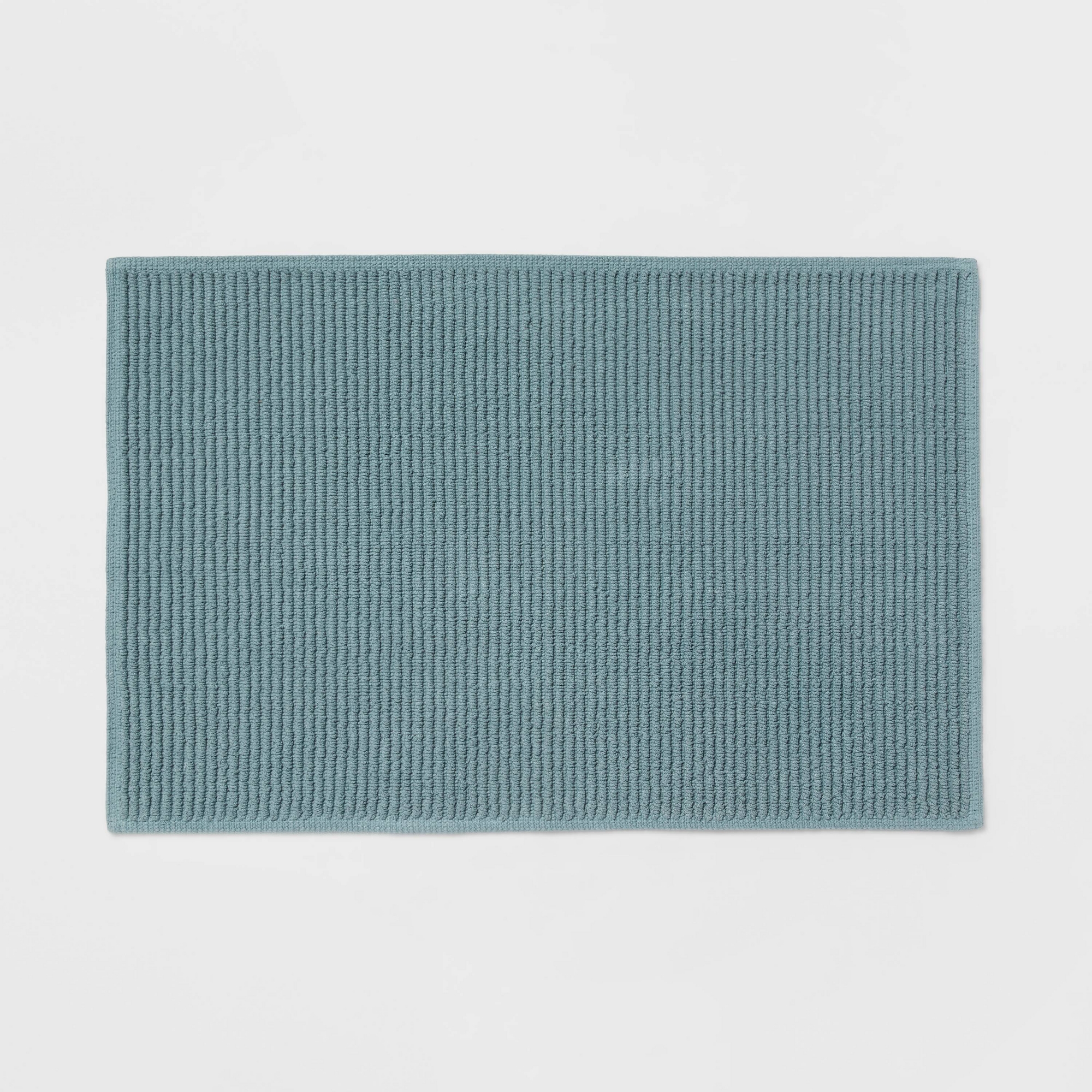 20"x30" Performance Plus Bath Rug Solid Aqua - Threshold™