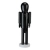 Northlight 14" Wooden Skeleton Halloween Nutcracker - Black/White - 3 of 3