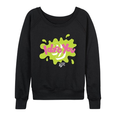 Women's - Double Dare - Official Double Dare Merchandise Lightweight French Terry Wide Neck Long Sleeve Shirt