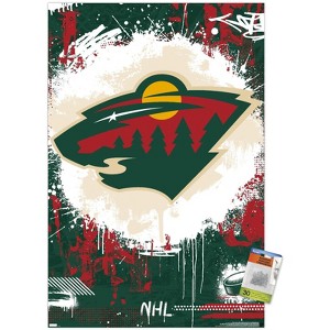 Trends International NHL Minnesota Wild - Maximalist Logo 23 Unframed Wall Poster Prints - 1 of 4