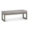 CAVINAS Oval Velvet Storage Ottoman Bench with Metal Golden Legs,Upholstered Storage Ottoman,Storage Bench for Living Room,Bedroom - 2 of 4