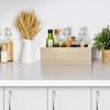 Sorbus Wood Crates - Organizer Bins, Wooden Box for Pantry Organizer Storage, Closet, , Cabinet Organizers, Containers for Organizing - 3 of 4