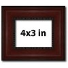 PosterPalooza | Photo Size Distressed Brown Picture Frame - UV Acrylic, Foam Board Backing, Hanging Hardware - 2 of 4