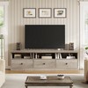Gravee 70" TV Console Modern Entertainment Center with Storage Drawer & Open Shelves, for Living Room, Bedroom, Wood Media TV Cabinet for 75" TV - 2 of 4