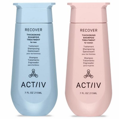 ACTiiV Hair Science Recover Shampoo & Conditioner Duo for Men (7 oz Set) Active Thickening & Volumizing | Helps Reduce Hair Loss & Promote Fuller Hair