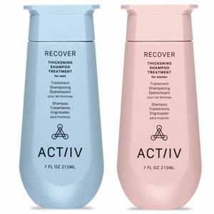 ACTiiV Hair Science Recover Shampoo & Conditioner Duo for Men (7 oz Set) Active Thickening & Volumizing | Helps Reduce Hair Loss & Promote Fuller Hair - 1 of 1