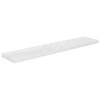 vidaXL Floating Wall Shelves 2 pcs High Gloss White 47.2Inchx9.3Inchx1.5Inch MDF - 3 of 4