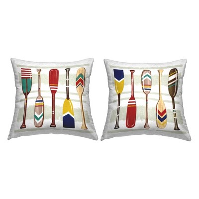 Stupell Industries Lake House Oars, 18 x 18