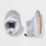 Baby Feathered Heavyweight Knitted Slippers - Cloud Island™ Gray