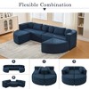 115" Boneless Modular Curved Sectional Sofa, Deep Seats - 4 of 4