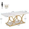 Tribesigns 47.24-inch 2-Tier Rectangle Coffee Table - image 3 of 4