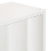 Kate & Laurel All Things Decor 30"x10"x14" Sartell Scallop Wall Cabinet White - 2 of 4