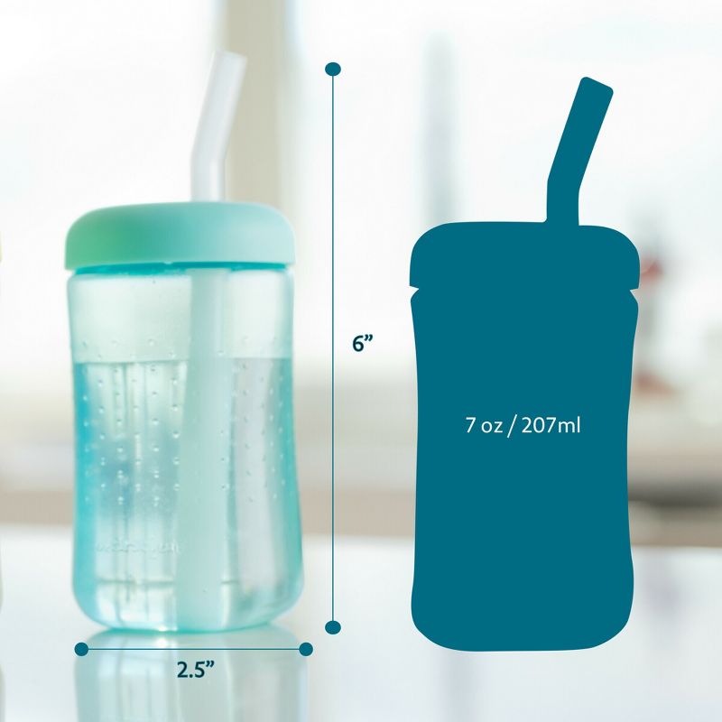 The First Years 7oz Squeeze and Sip Straw Cup - 2pk, 6 of 9