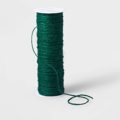 Jute Ribbon Green 90ft - Wondershop™