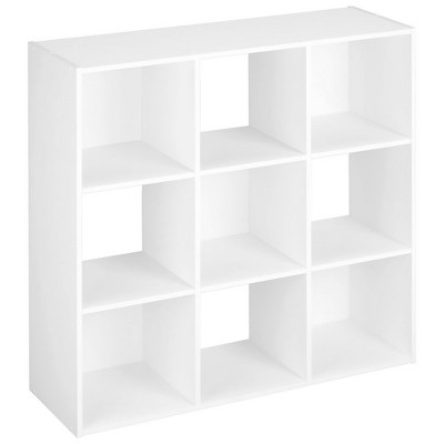 ClosetMaid Cube Laminated Wood Stackable Open Bookcase Display Shelf Storage Organizer for Household, Living Rooms, and Studies