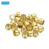 Unique Bargains Brass Air Water Gas Tube Fitting Compression Sleeves Ferrules 25 Pcs - 3 of 4