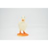 White Goose, Domestic Barnyard goose, Snow Geese, Plastic Design, Bird, Hand Painted, Figure, Model, Toy, 3 1/2 inches.  FN10-B603  Pics, 3,6, - 4 of 4