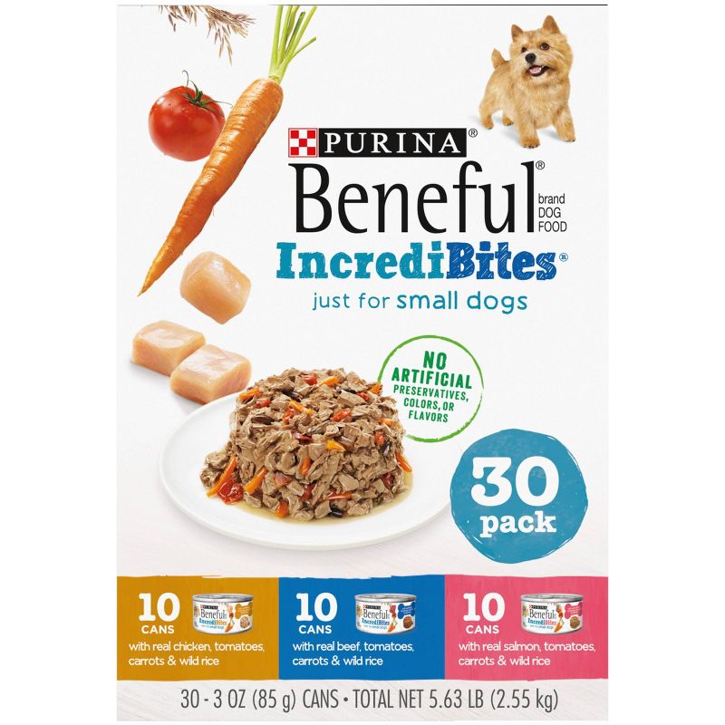 Beneful Incredibites with Chicken, Salmon and Beef Wet Dog Food - 30ct, 5 of 8