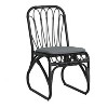Hrinhom 17.8"W Patio Accent Chairs,Outdoor Wicker Dining Chairs With Seat Cushion,Set of 2 - 4 of 4