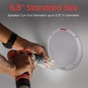 Pyle Dual 6.5" Waterproof Marine Component Speakers, 2-Way Full Range, White – PLMR605W - 3 of 4
