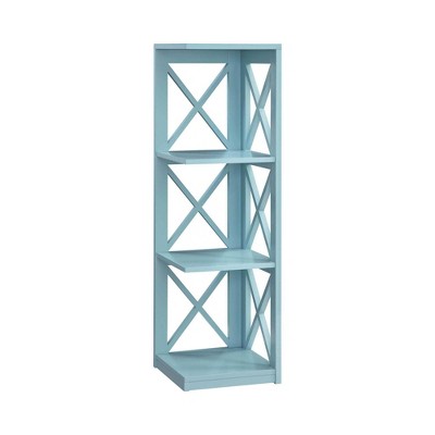 38.5" Oxford 3 Tier Corner Bookcase - Breighton Home