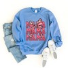 Simply Sage Market Women's Graphic Sweatshirt Coquette Mama Leopard Heart - 3 of 4