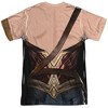Popfunk Justice League Movie Wonder Woman Uniform Front-Back Print Adult Sublimated Costume T-Shirt - 2 of 4