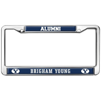 Brigham Young University Alumni Logo Full Size Standard License Plate Metal Frame