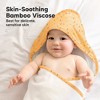 Luxe Baby Hooded Towel, Organic Baby Bath Towel, Hooded Baby Towels, Baby Beach Towel for Newborn, Kids - 3 of 4