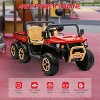Acekool 24V 2-Seater Ride-On Dump Truck with Remote Control, 4WD UTV, Electric Dump Bed & Shovel, Bluetooth Music, 6-Wheel Adventure Toy - 4 of 4