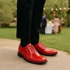 Fun Costumes Men's 20's Inspired Vinyl Tuxedo Adult Red Costume Shoes - 4 of 4