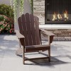 WestinTrends Highland Outdoor Patio HDPE Adirondack Chair With Cup Holder - 2 of 4