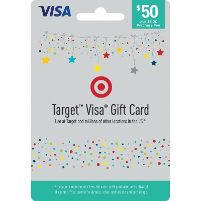 Visa Gift Card 50 5 Fee Target