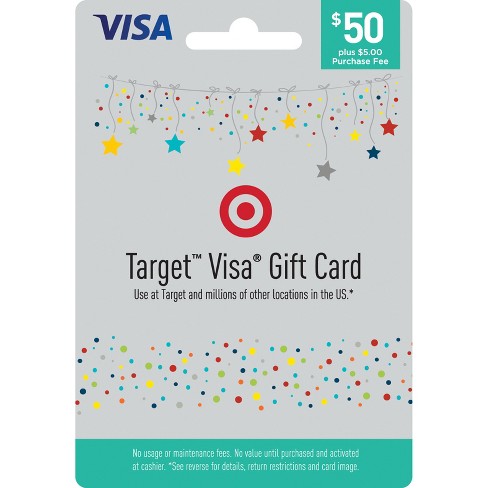 Visa Gift Card 50 5 Fee Target - can you use a roblox gift card more than once