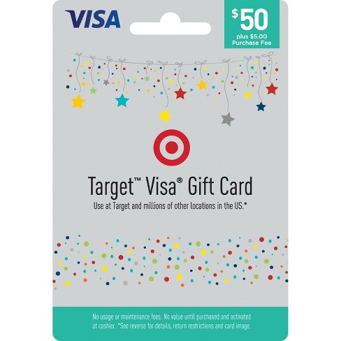 Visa Gift Card - $50 + $5 Fee : Target