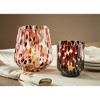tag Clear Bubble Glass Hurricane Candle Holder Large 6.25L x 6.25W x 11.75H inches. - 2 of 2