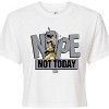 Women's - Marvel - Nope Not Today Cropped Graphic T-Shirt - 2 of 4