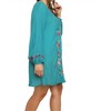 Women's Floral Embroidered Dress - umgee - 2 of 4