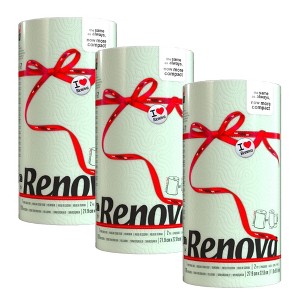 Renova Colored Paper Towel Roll – 2 Ply, 120 Sheets, Compact Design - 1 of 4
